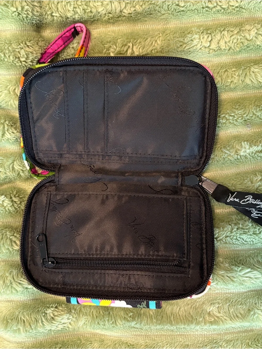 Vera Bradley Quilted Floral Wristlet Wallet